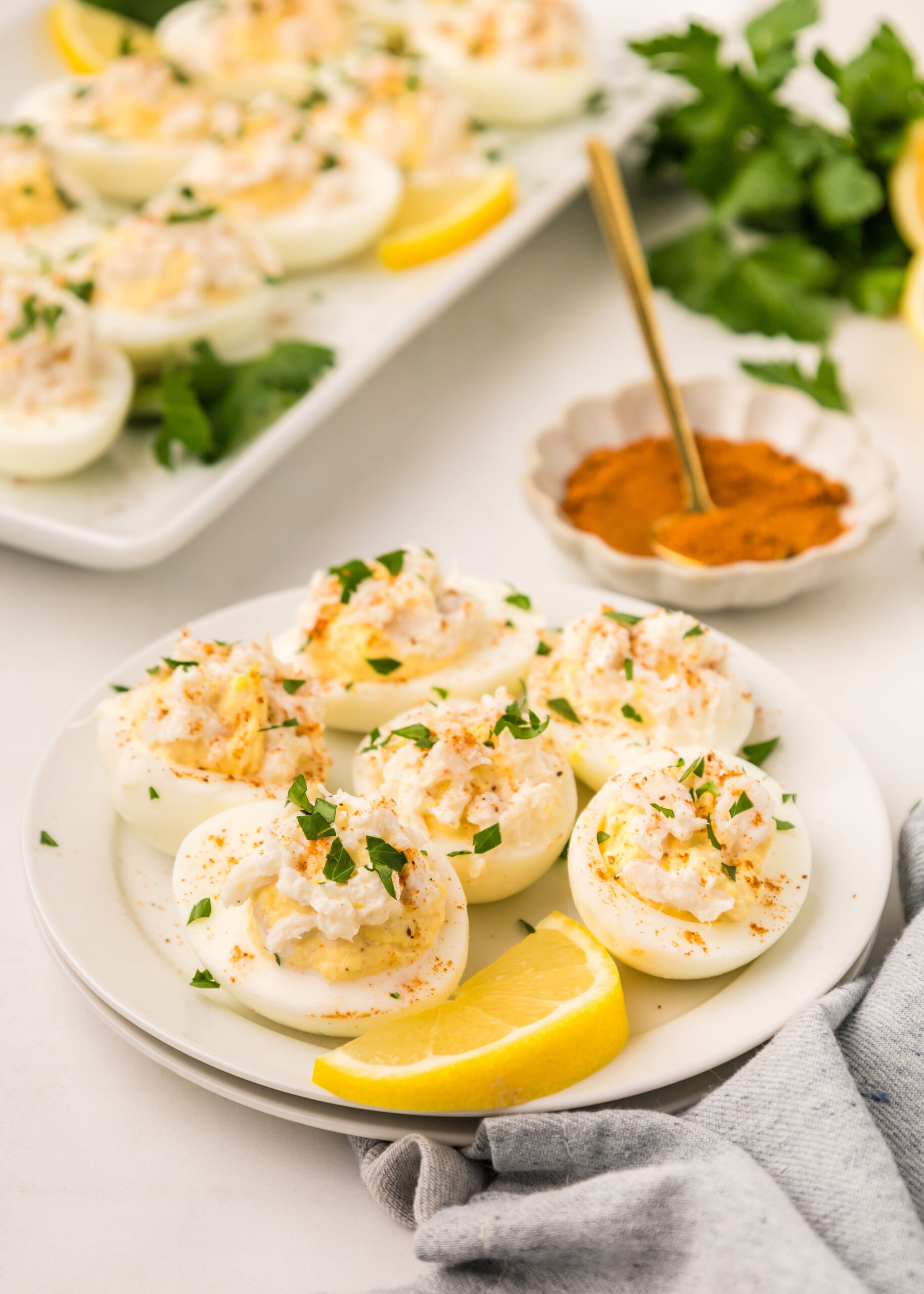 lump crab deviled eggs recipe
