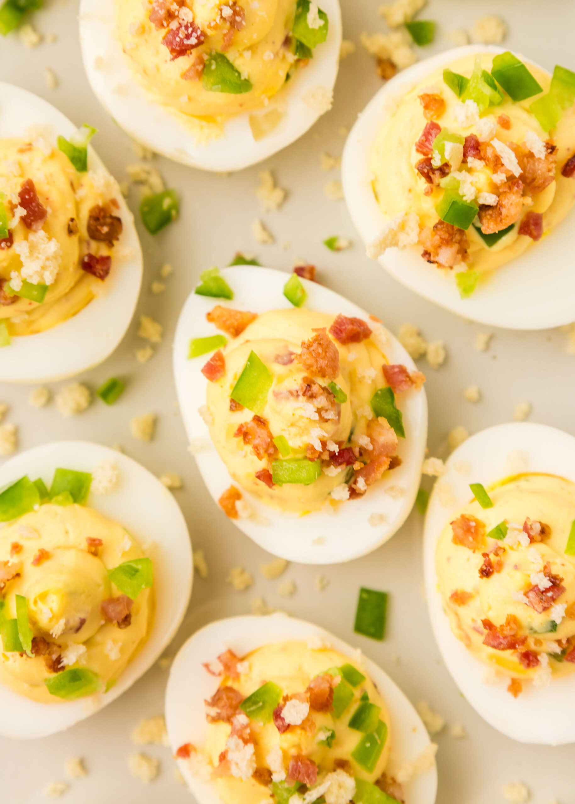 Jalapeno Popper Deviled Eggs (deviled eggs recipe with jalapeno)