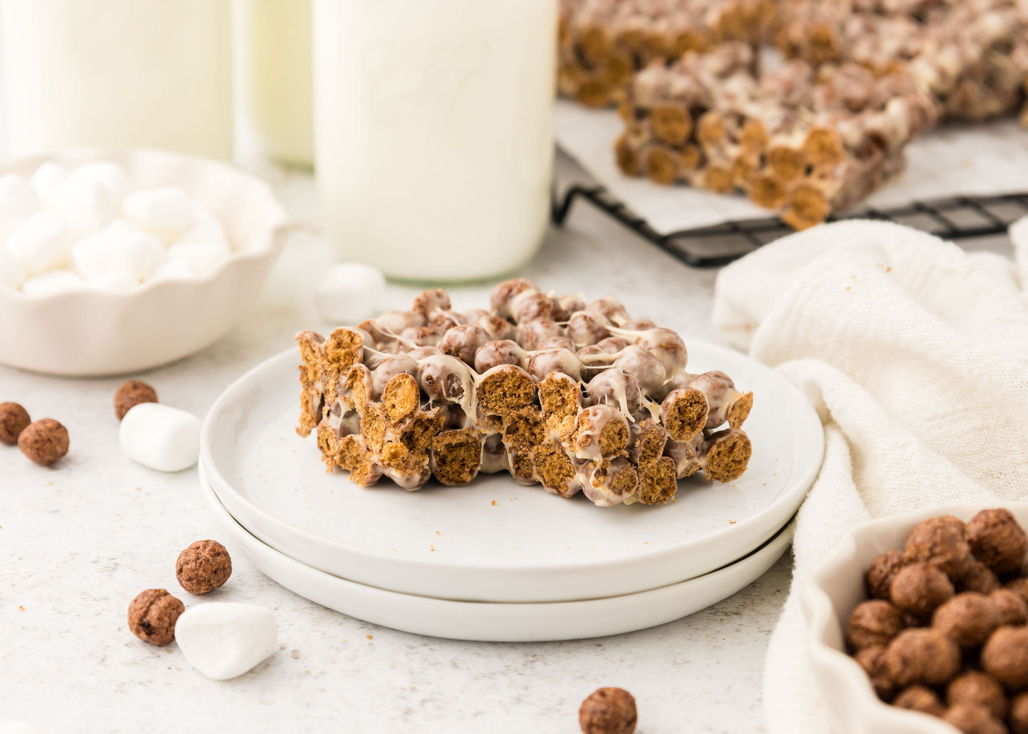 Peanut butter Cocoa Puffs Treats