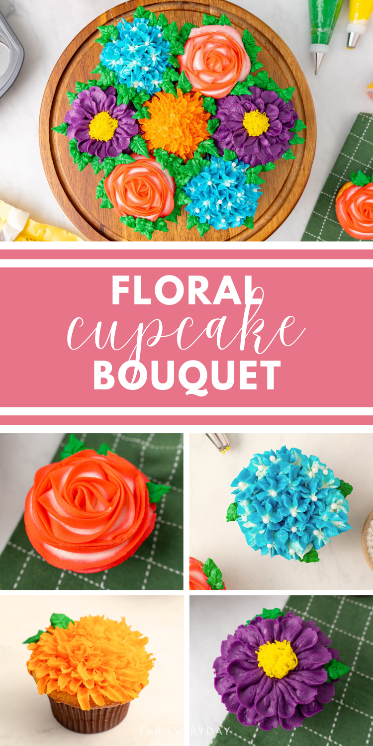 Floral Cupcake Bouquet
