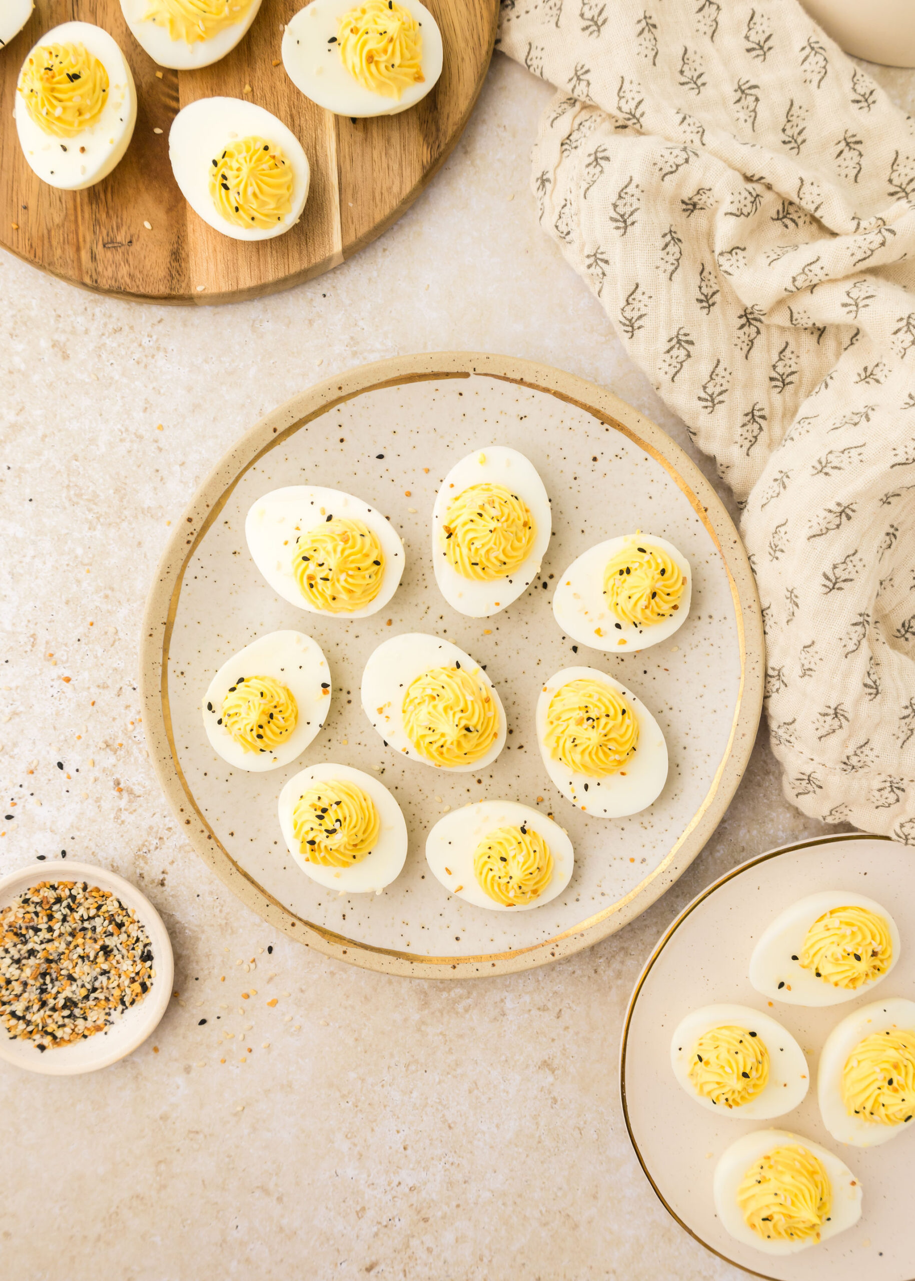 Everything Bagel Deviled Eggs recipe (everything bagel eggs)