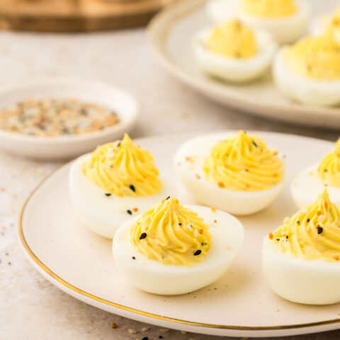 Everything Bagel Deviled Eggs