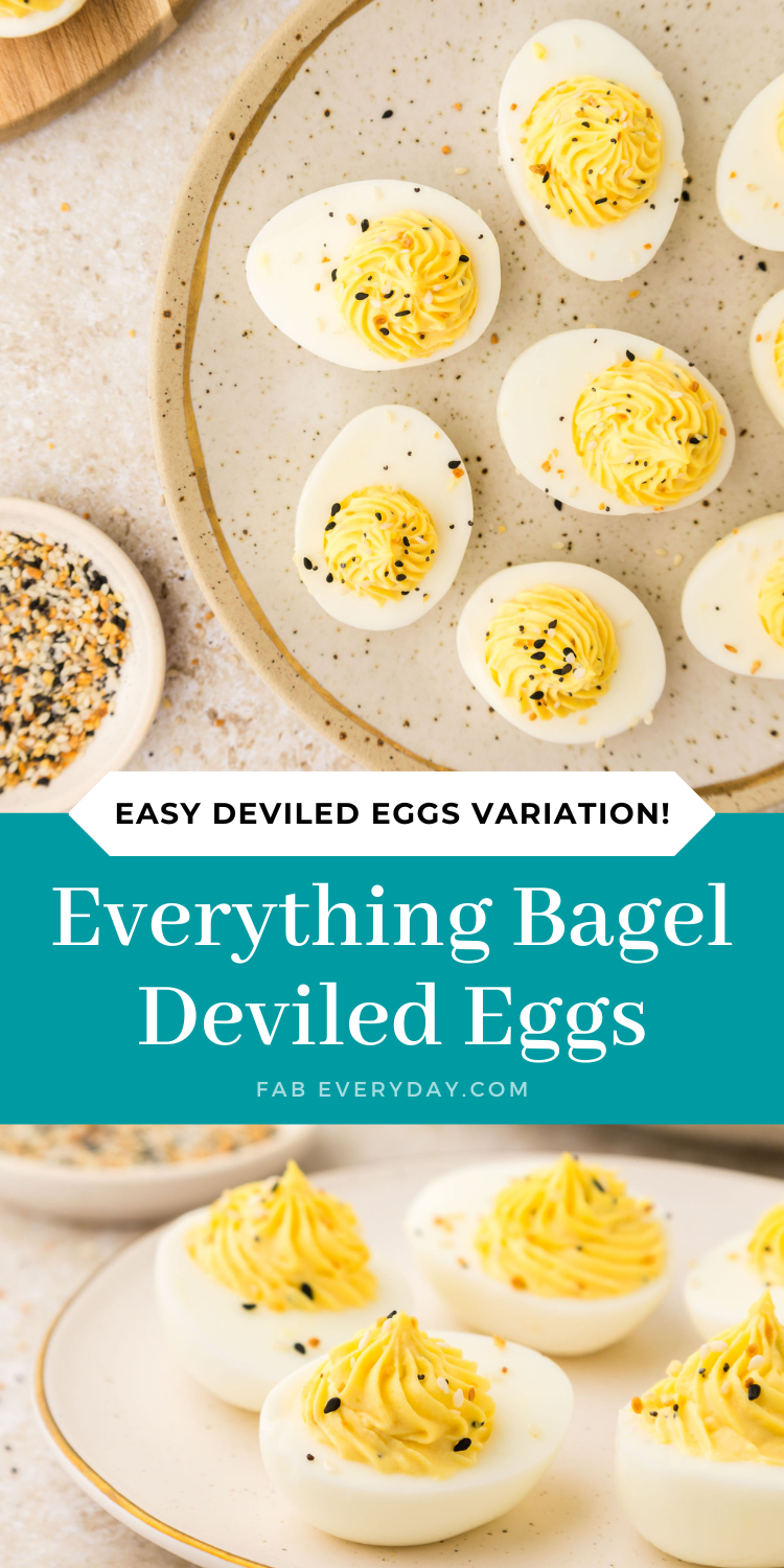 Everything Bagel Deviled Eggs recipe