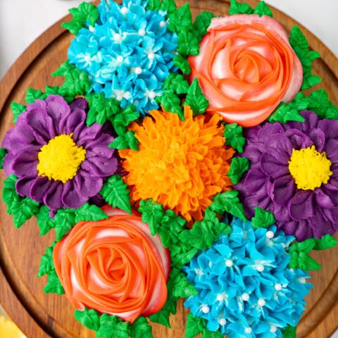 Floral Cupcake Bouquet