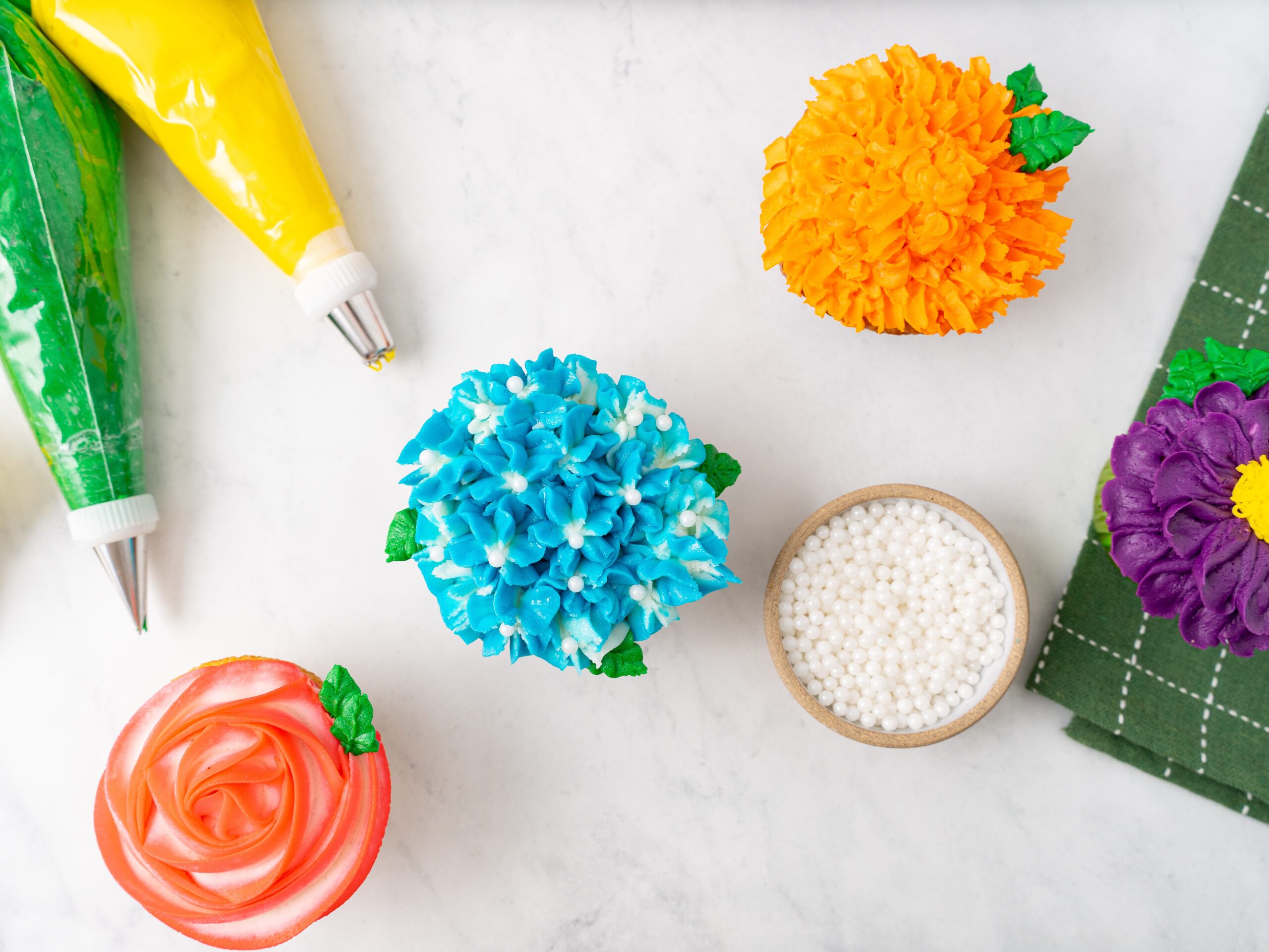 cupcake flower bouquet