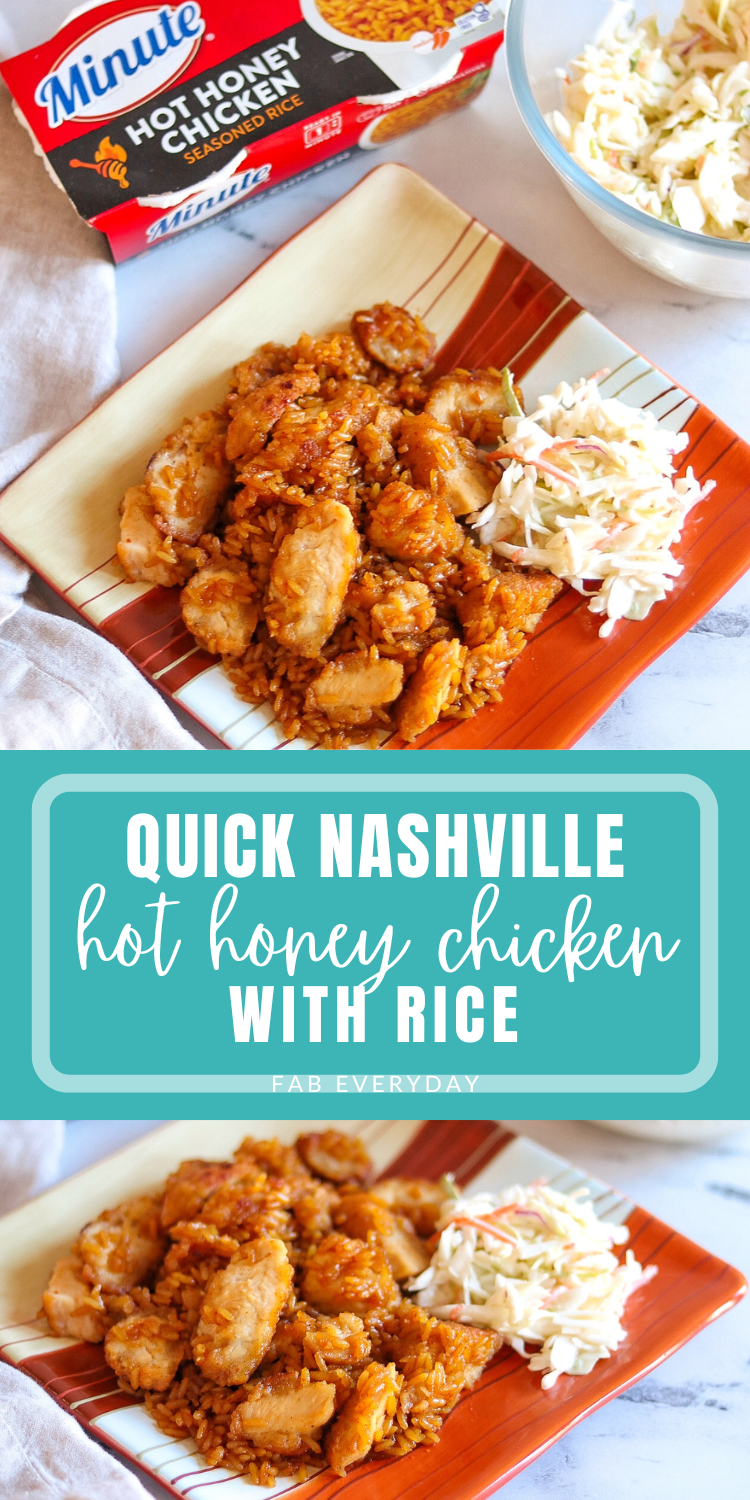 Quick Nashville Hot Honey Chicken with Rice