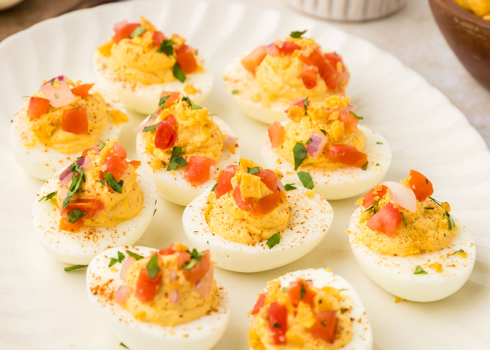 Taco Deviled Eggs recipe