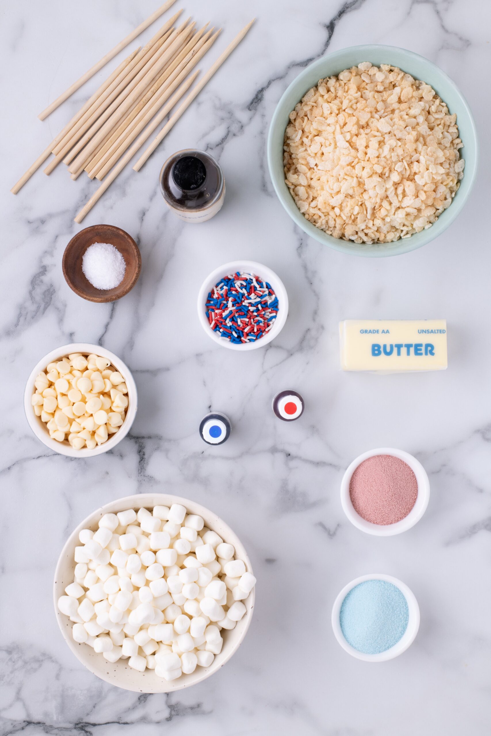 4th of July Rice Krispie Treats recipe