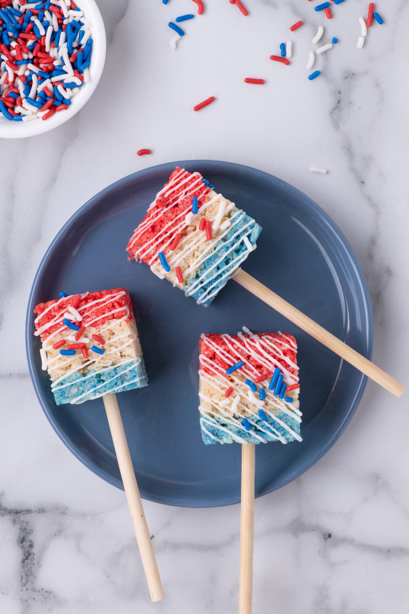 4th of July Rice Krispie Treats