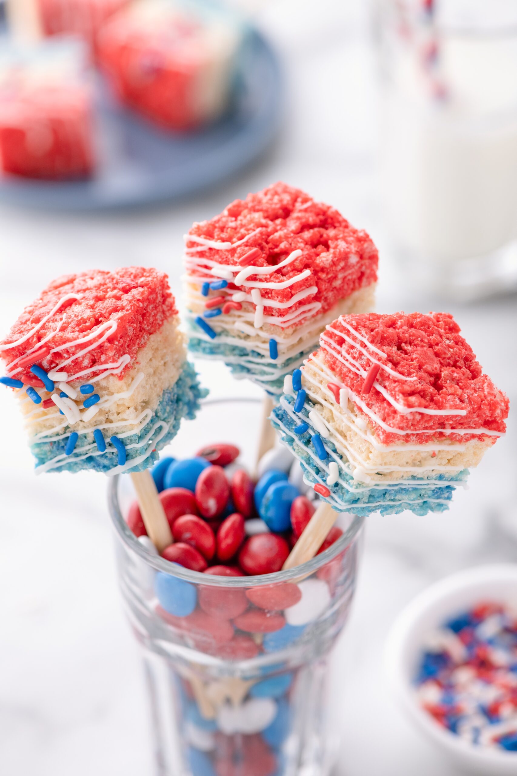 4th of July Rice Krispie Treats recipe