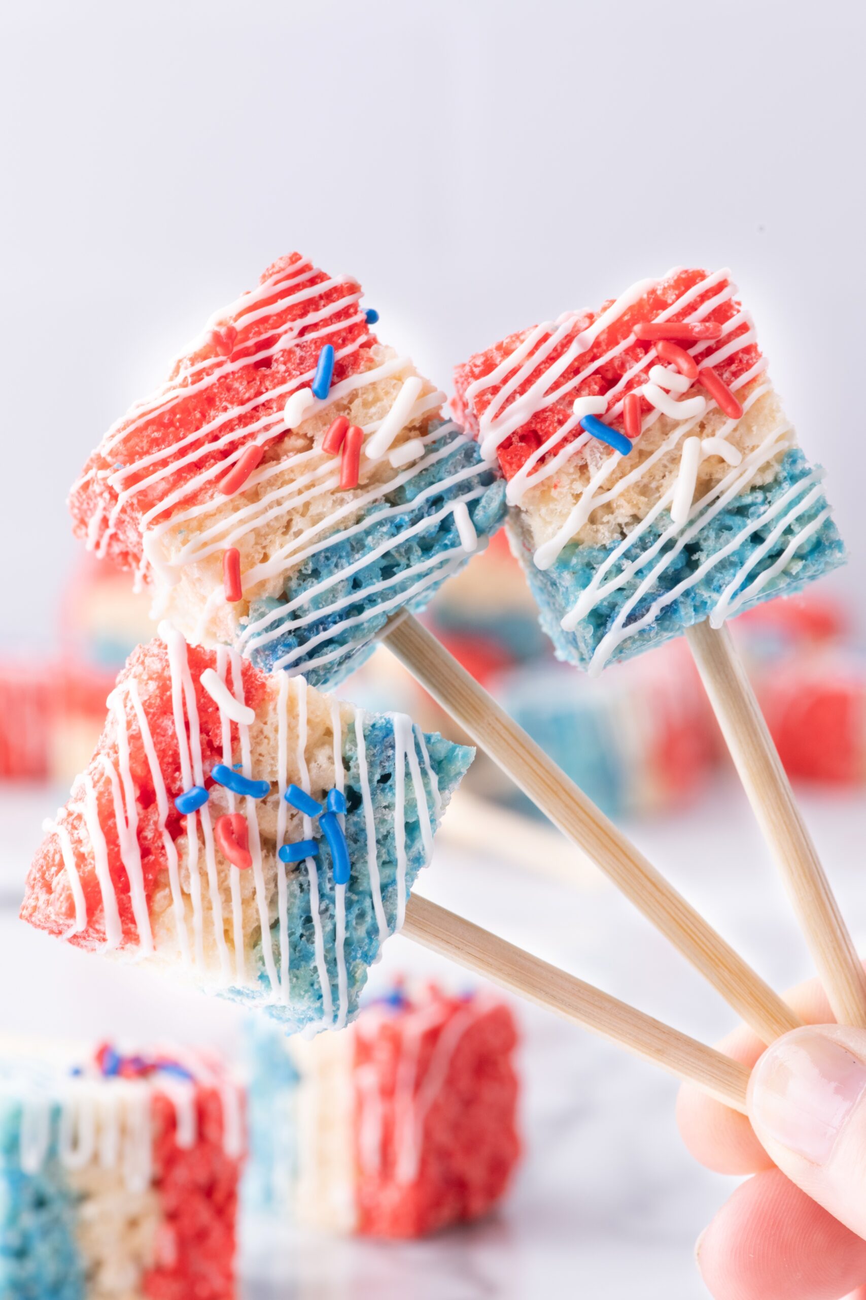 Fourth of July Rice Krispie Treats