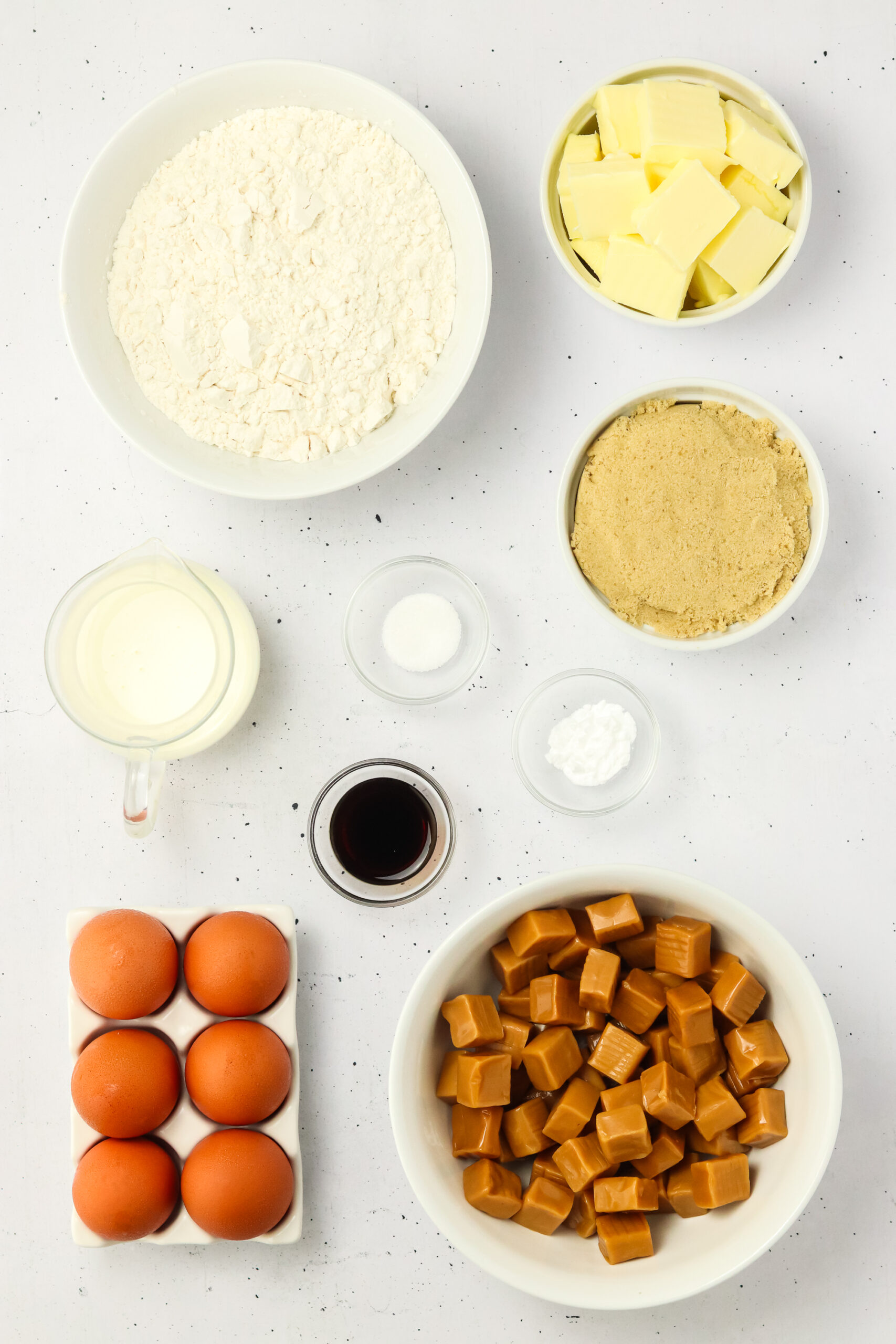 caramel blondies recipe