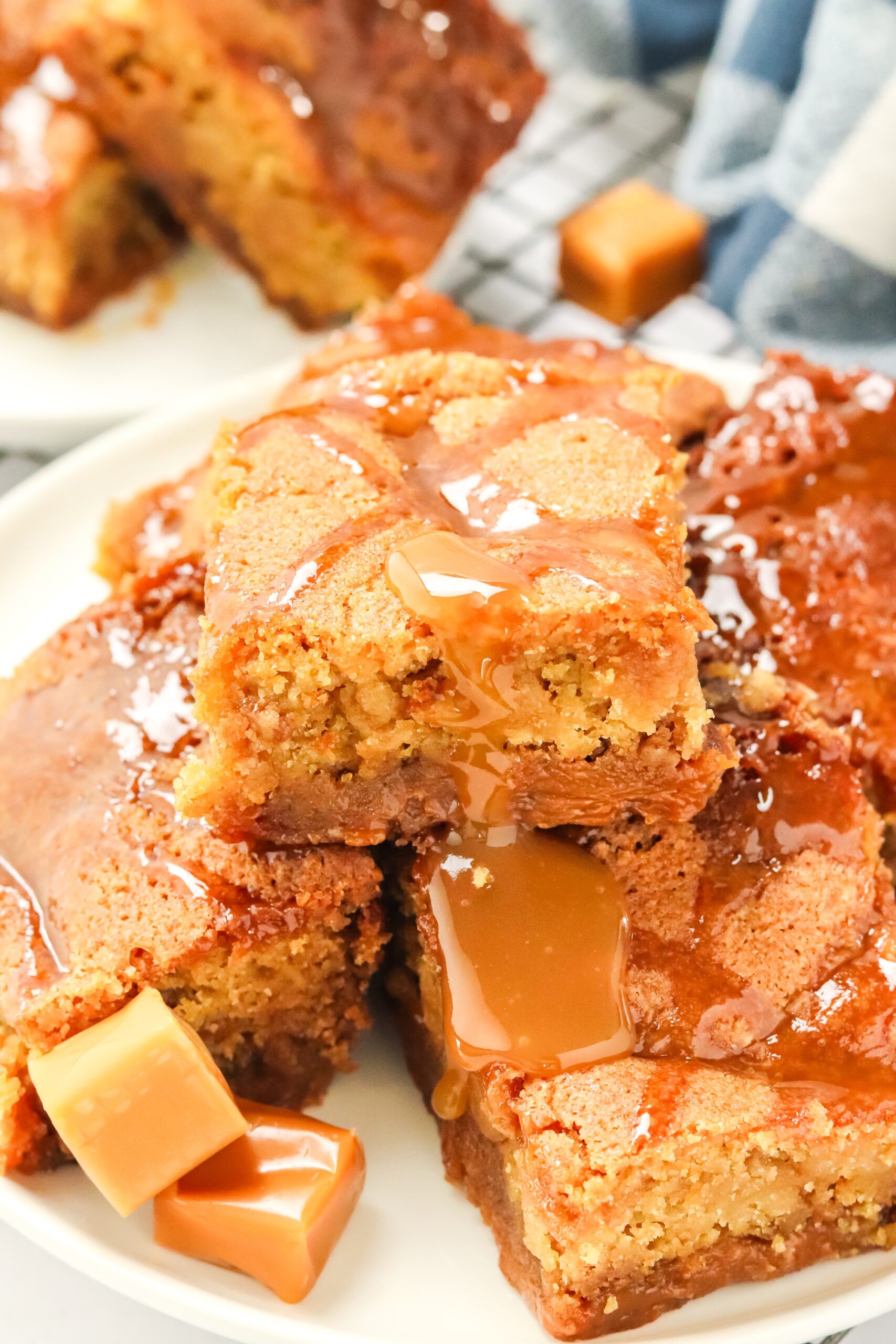 Dulce de Leche Blondies (blondies with caramel)
