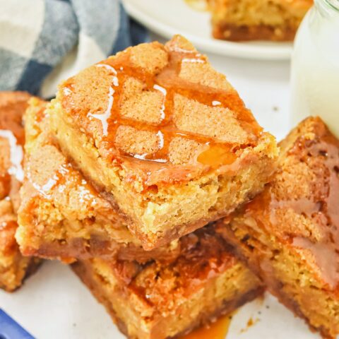Dulce de Leche Blondies (delicious caramel dulce de leche bars recipe)