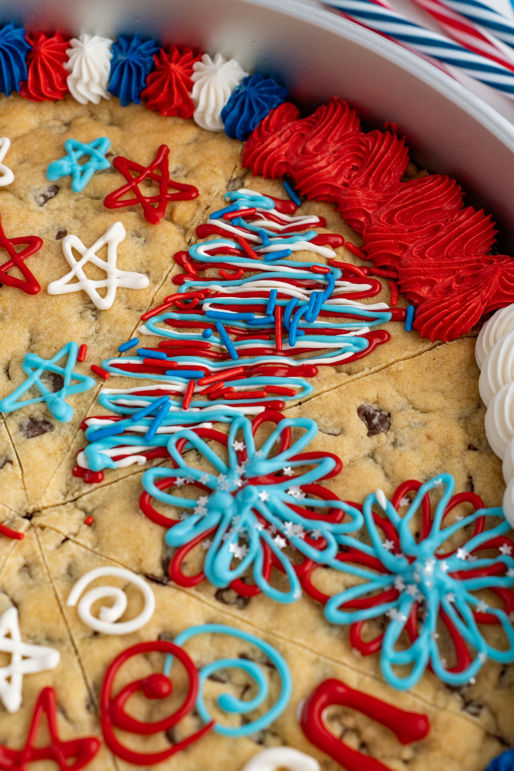 4th of July cookie cake ideas