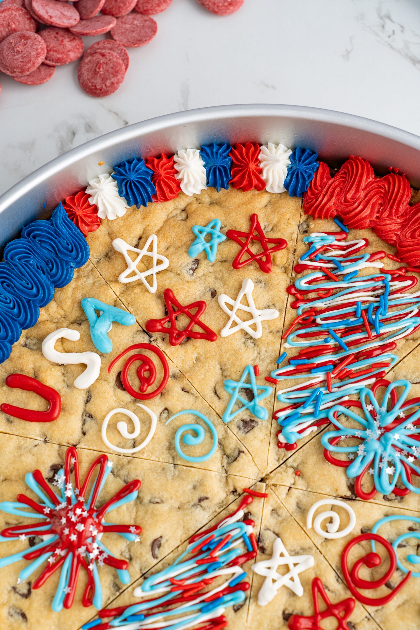 Fourth of July cookie cake ideas