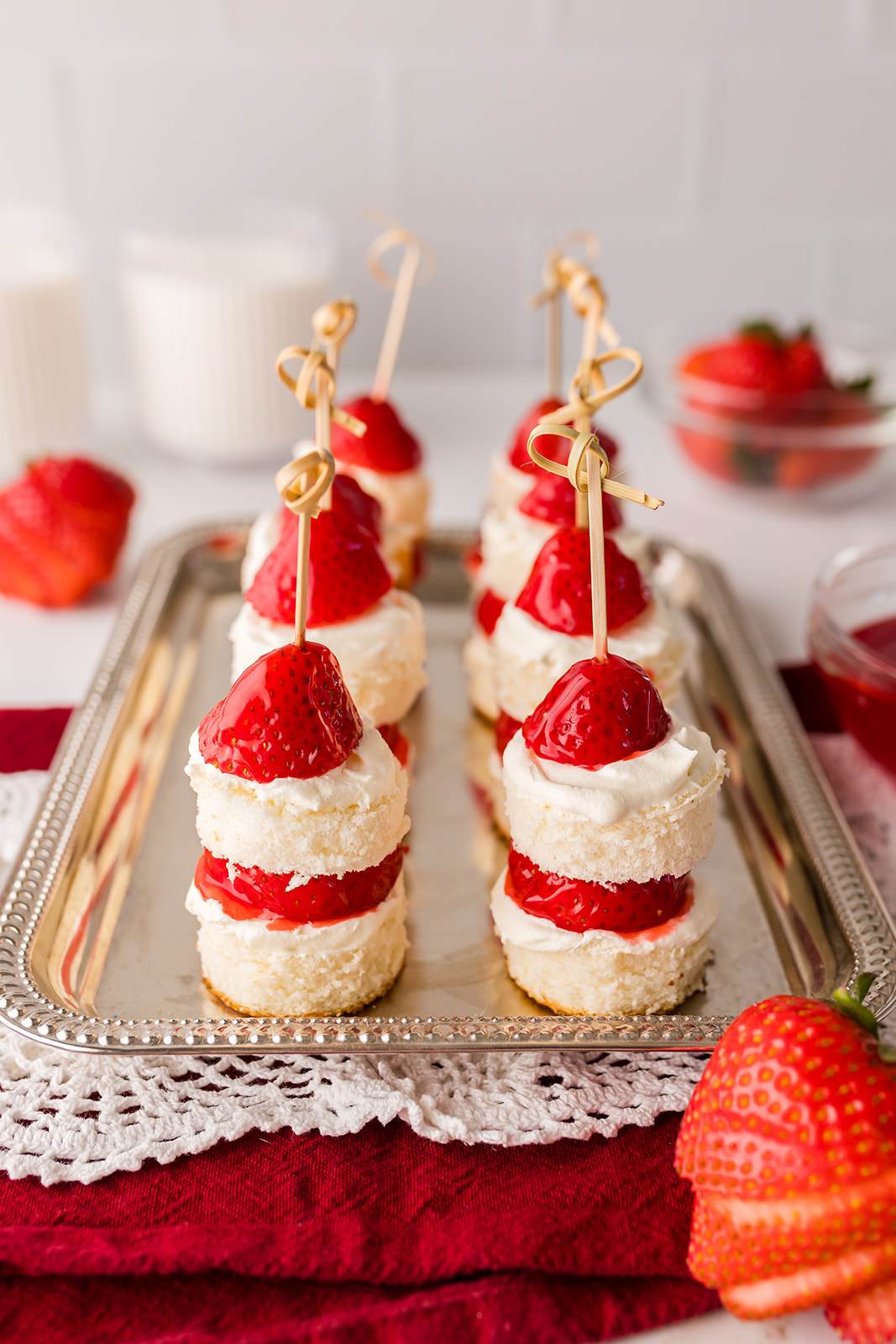 Strawberry Shortcake Bites