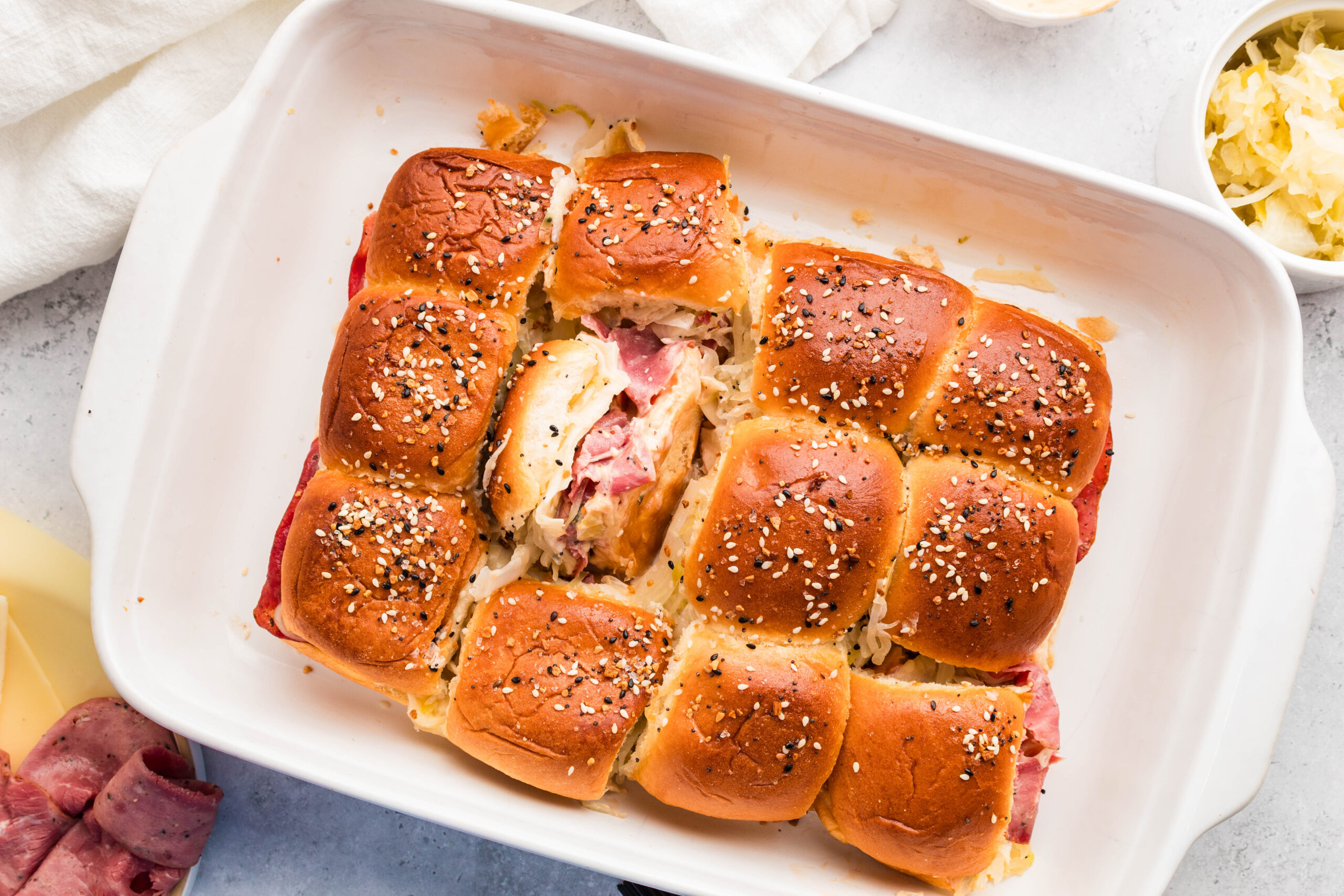 baked Reuben Sliders recipe
