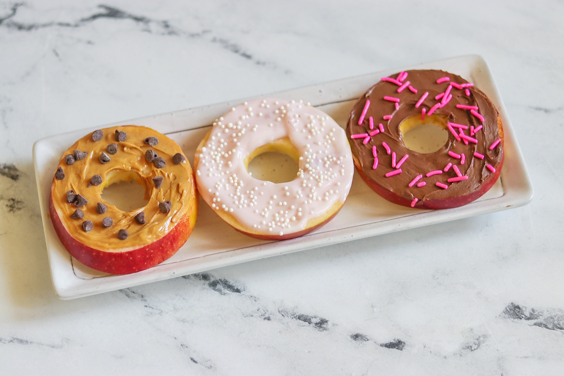 Summer Snacks for Kids: Apple Slice Donuts