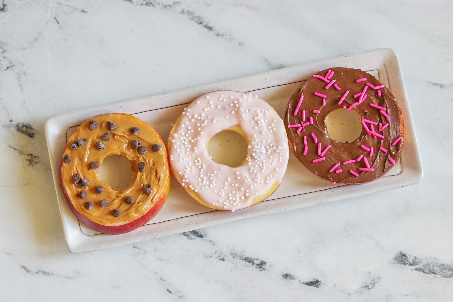 Summer Snacks for Kids: Apple Slice Donuts