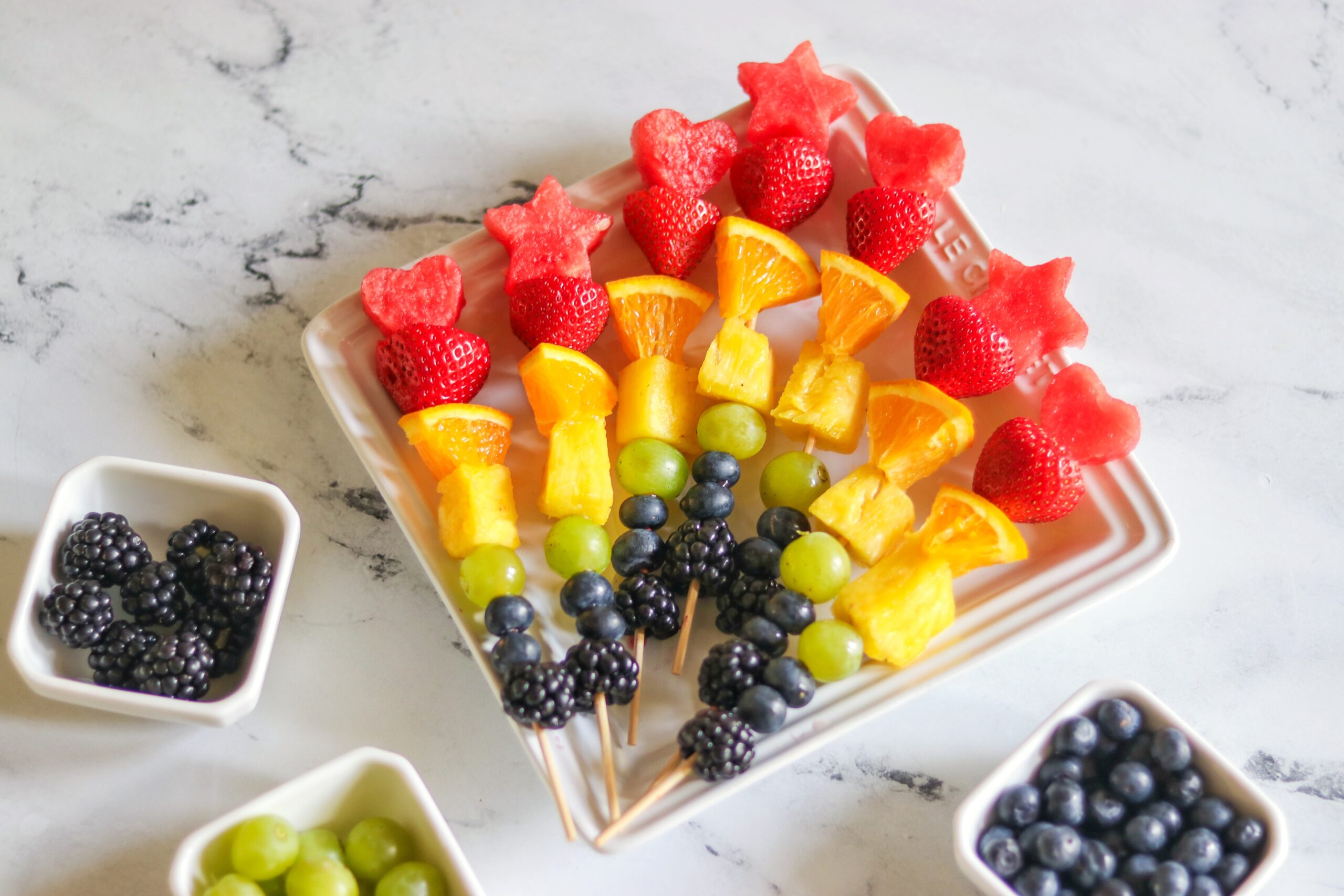 Summer Snacks for Kids: Fruit Kabobs