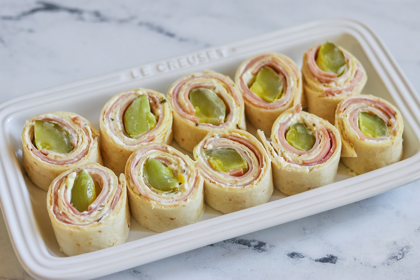 Summer Snacks for Kids: Ham and Pickle Roll-Ups