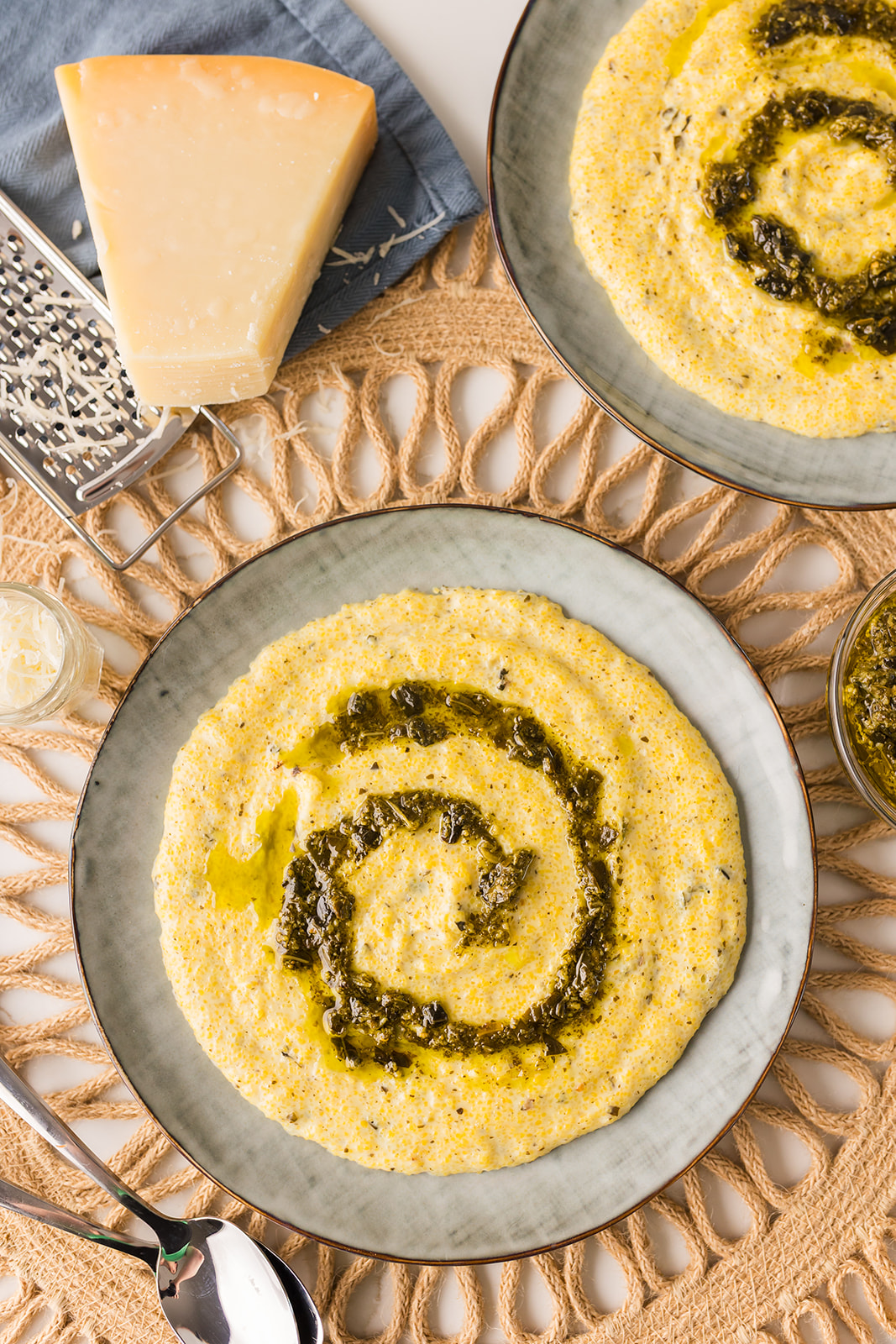 polenta al pesto