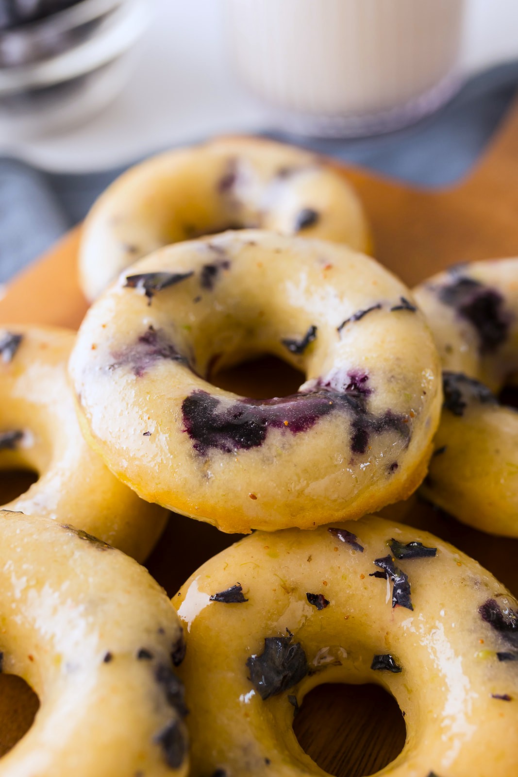 baked blueberry cake donut recipe
