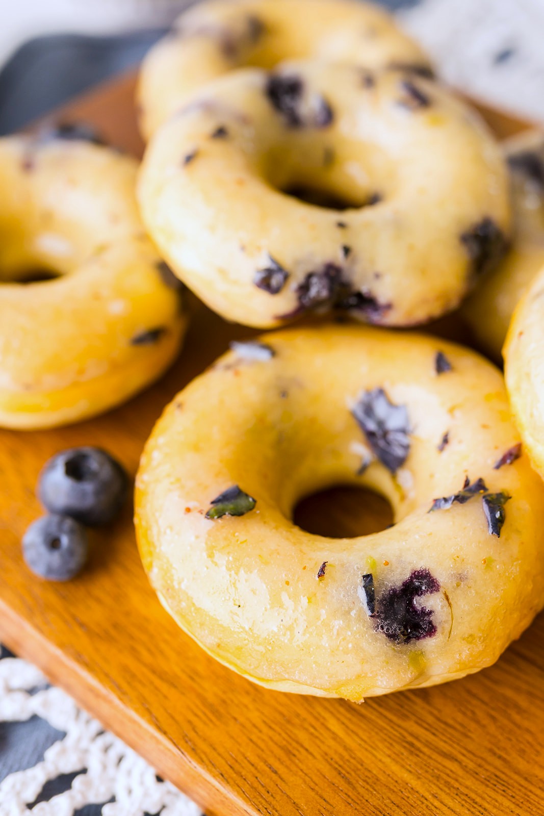 easy blueberry cake donut recipes