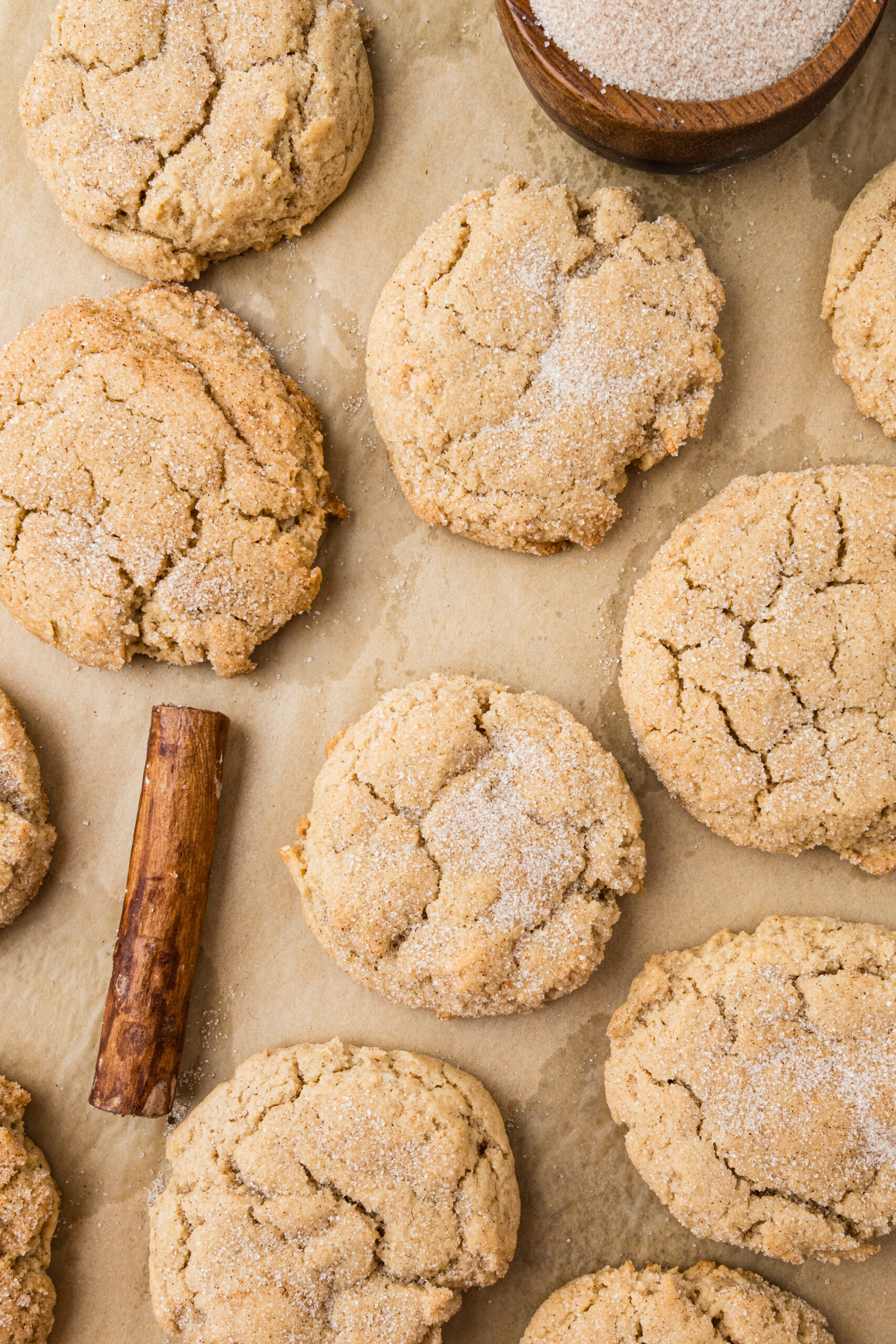 churro cream cheese cookies
