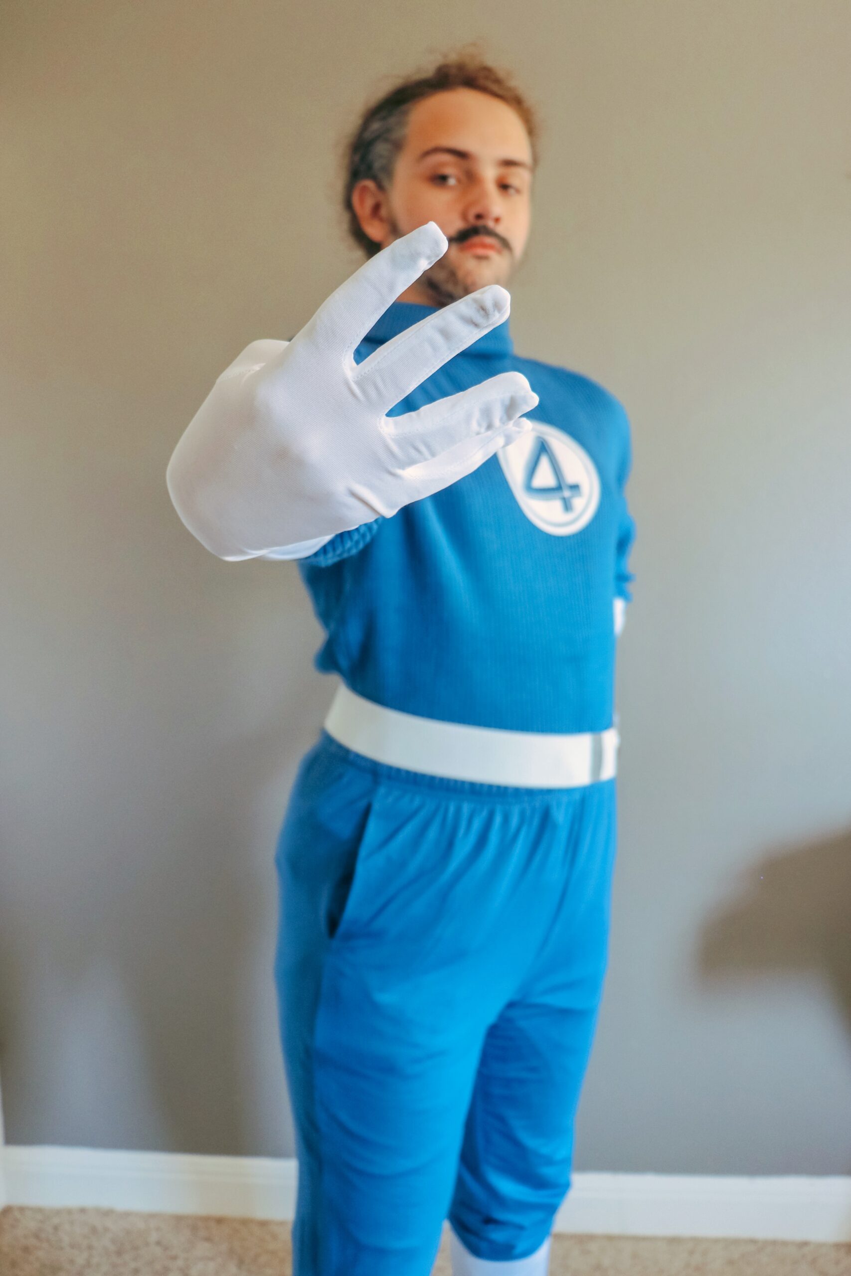 DIY Fantastic Four Reed Richards Halloween costume