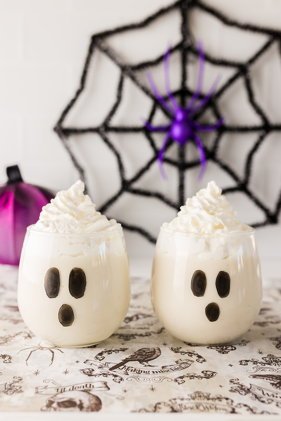 Ghost Pudding Cups recipe