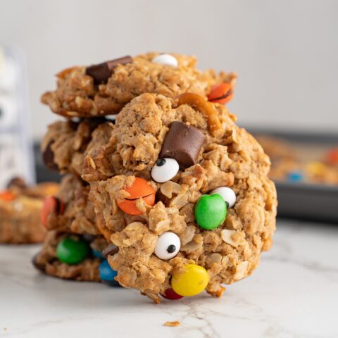 Monster Cookies (kitchen sink cookie recipe)