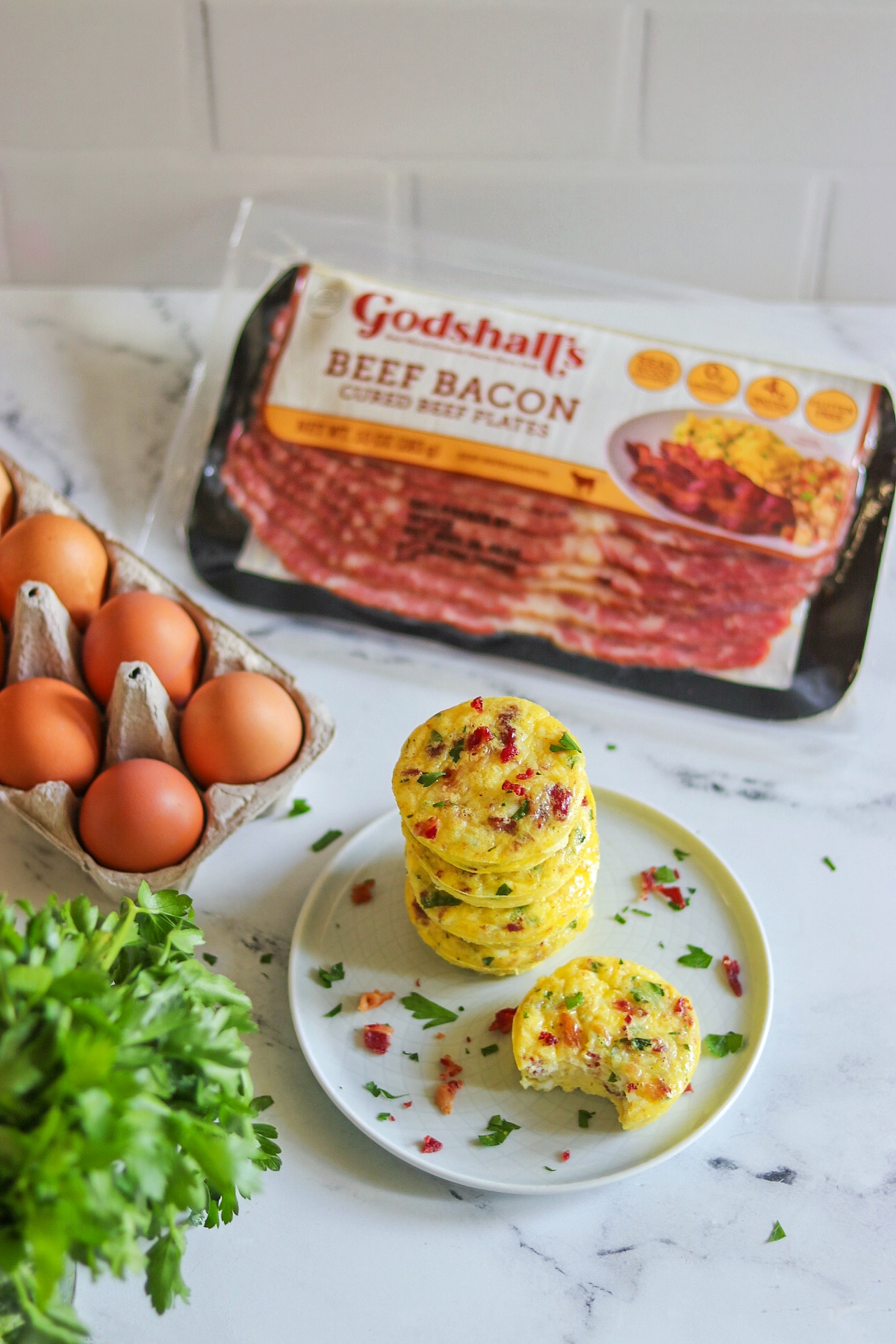 beef bacon recipes: Bacon and Gruyere Egg Bites recipe