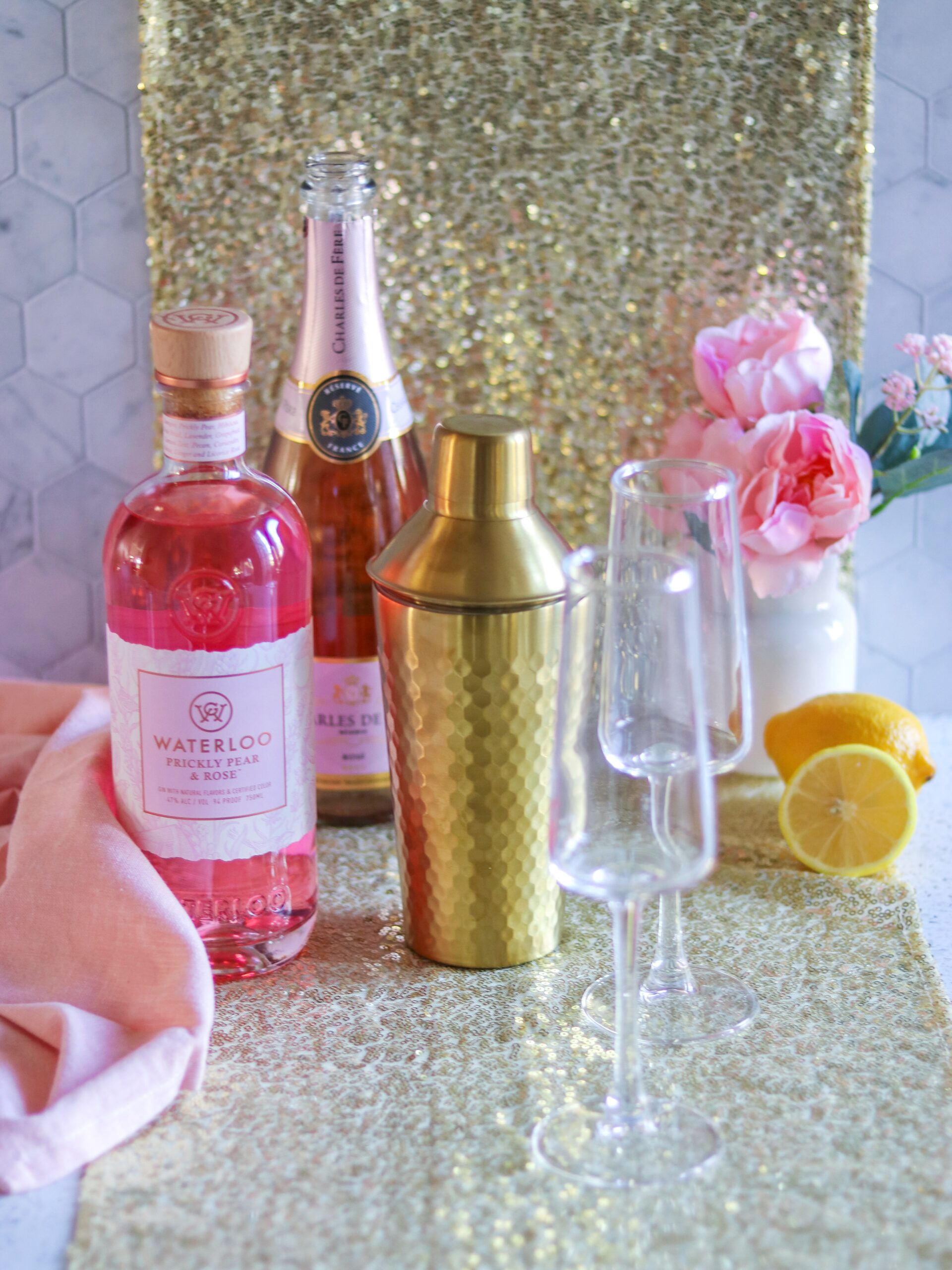 pink gin cocktail recipe