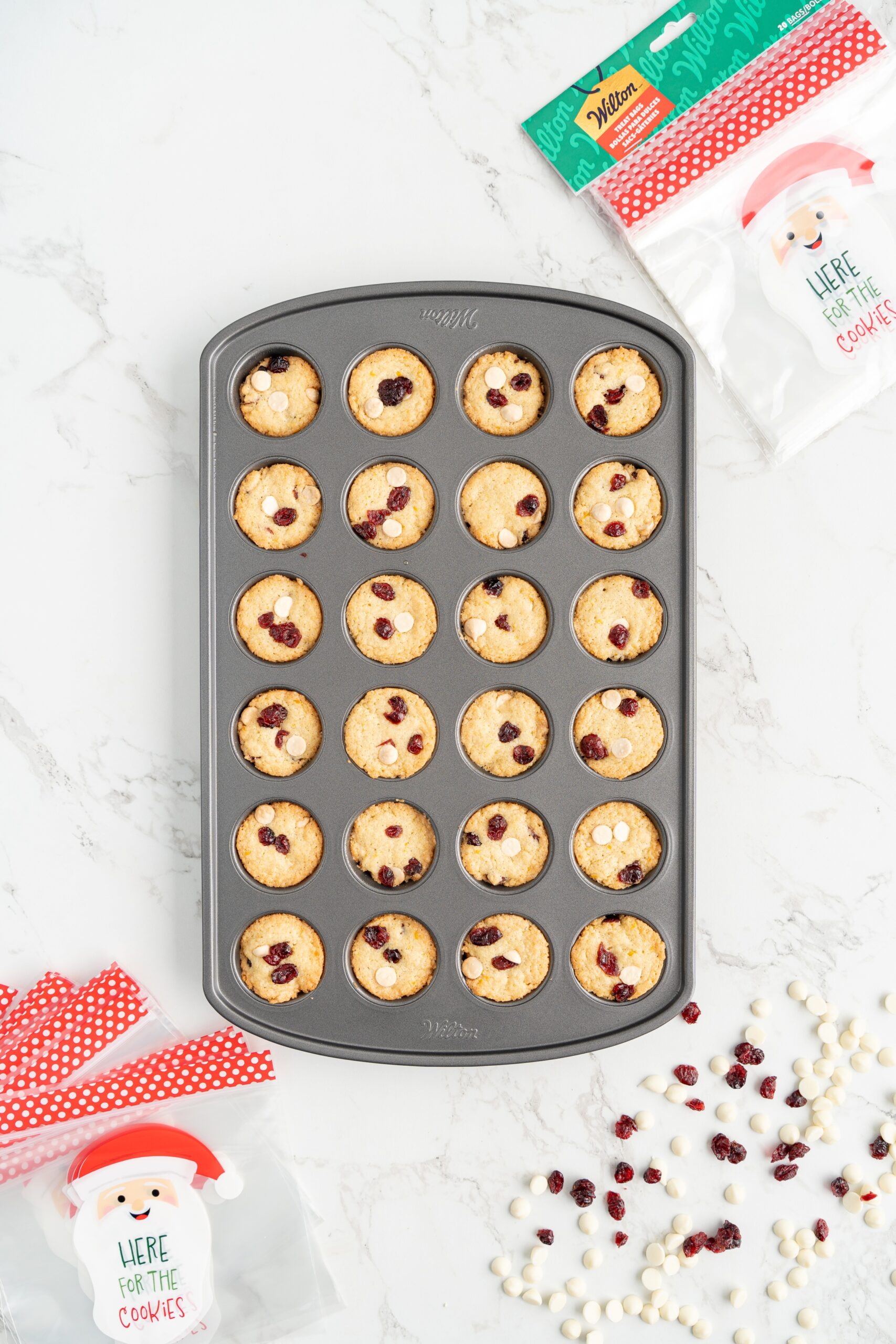 White Chocolate Cranberry Blondie Bites