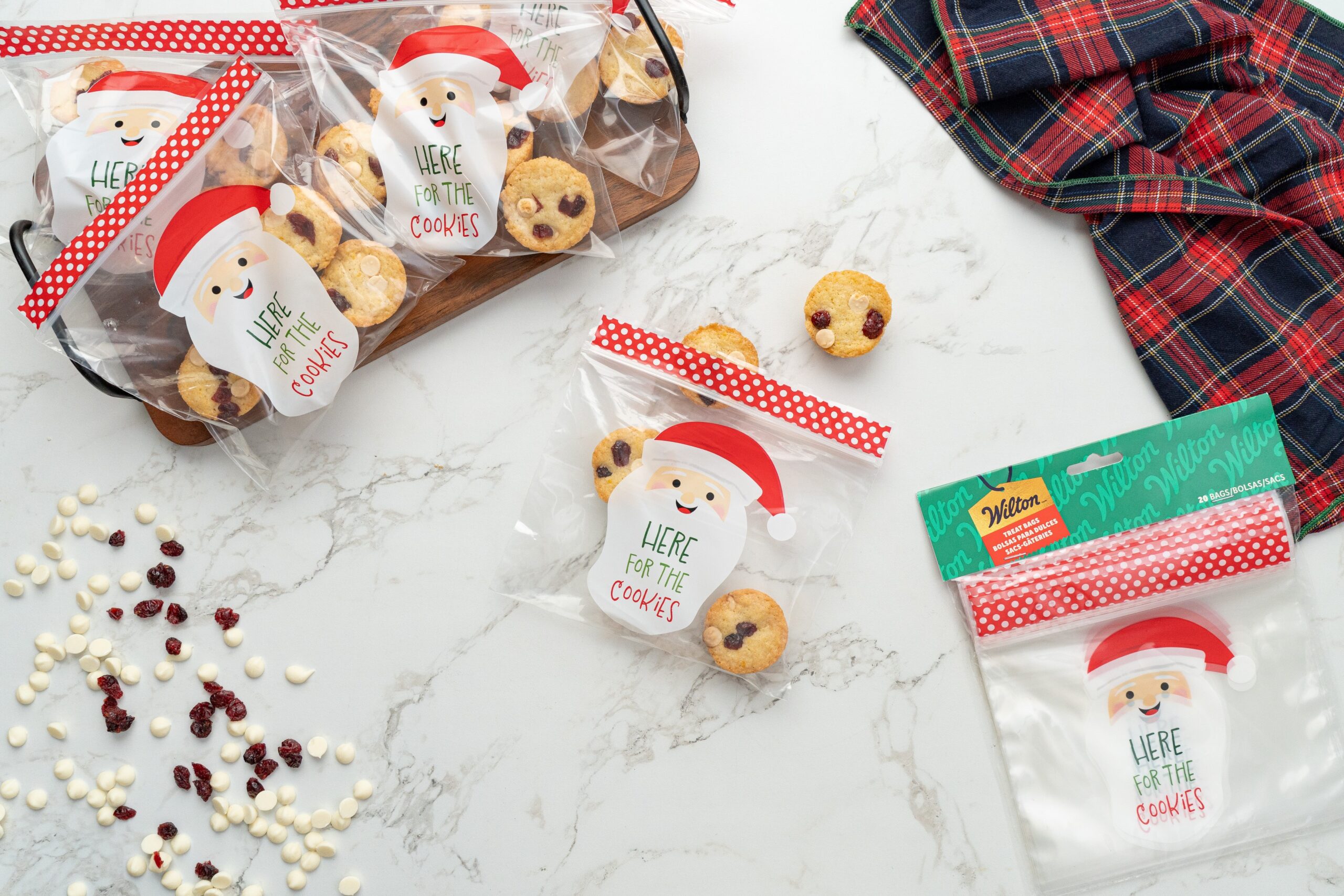 Christmas blondies recipe