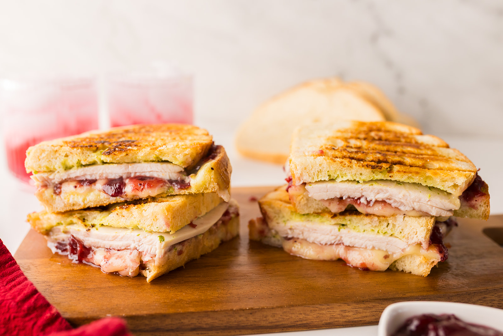 brie turkey cranberry sandwich