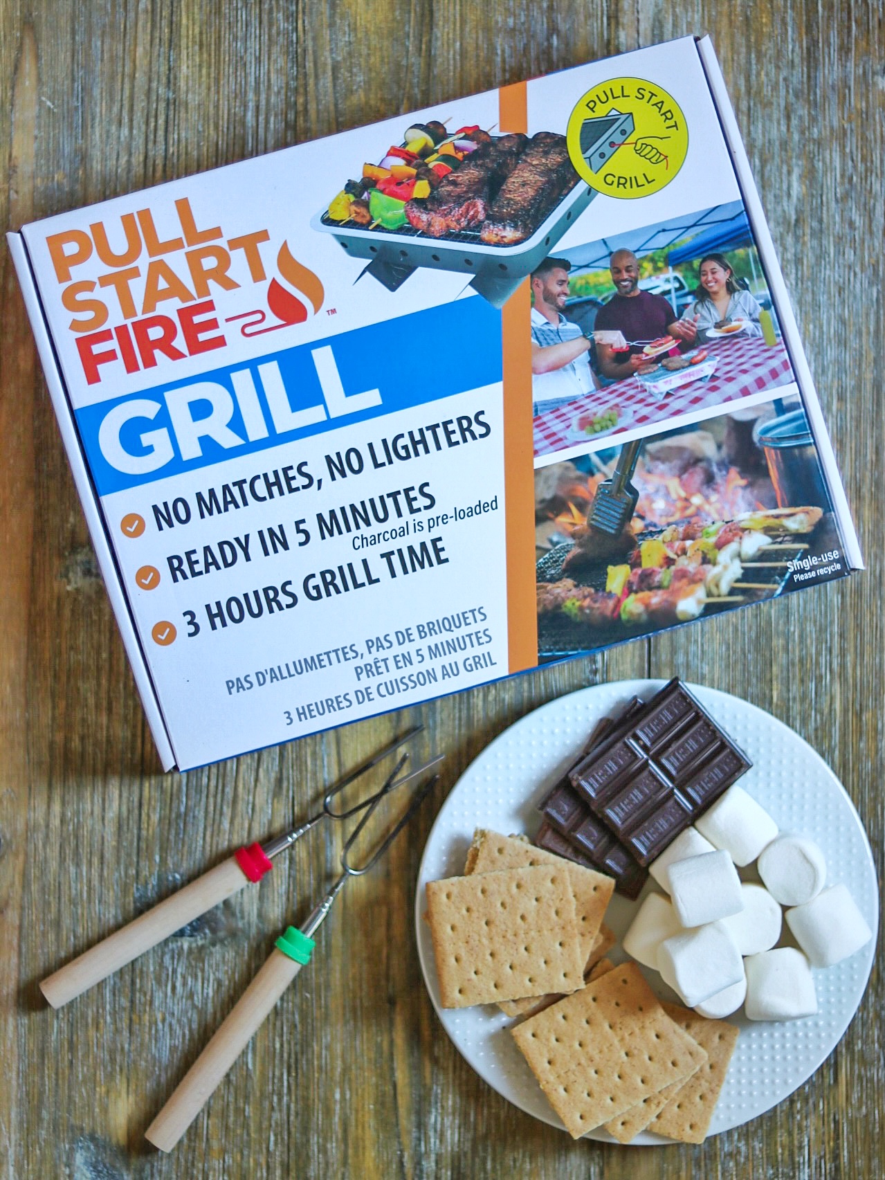 Pull Start Fire Grill