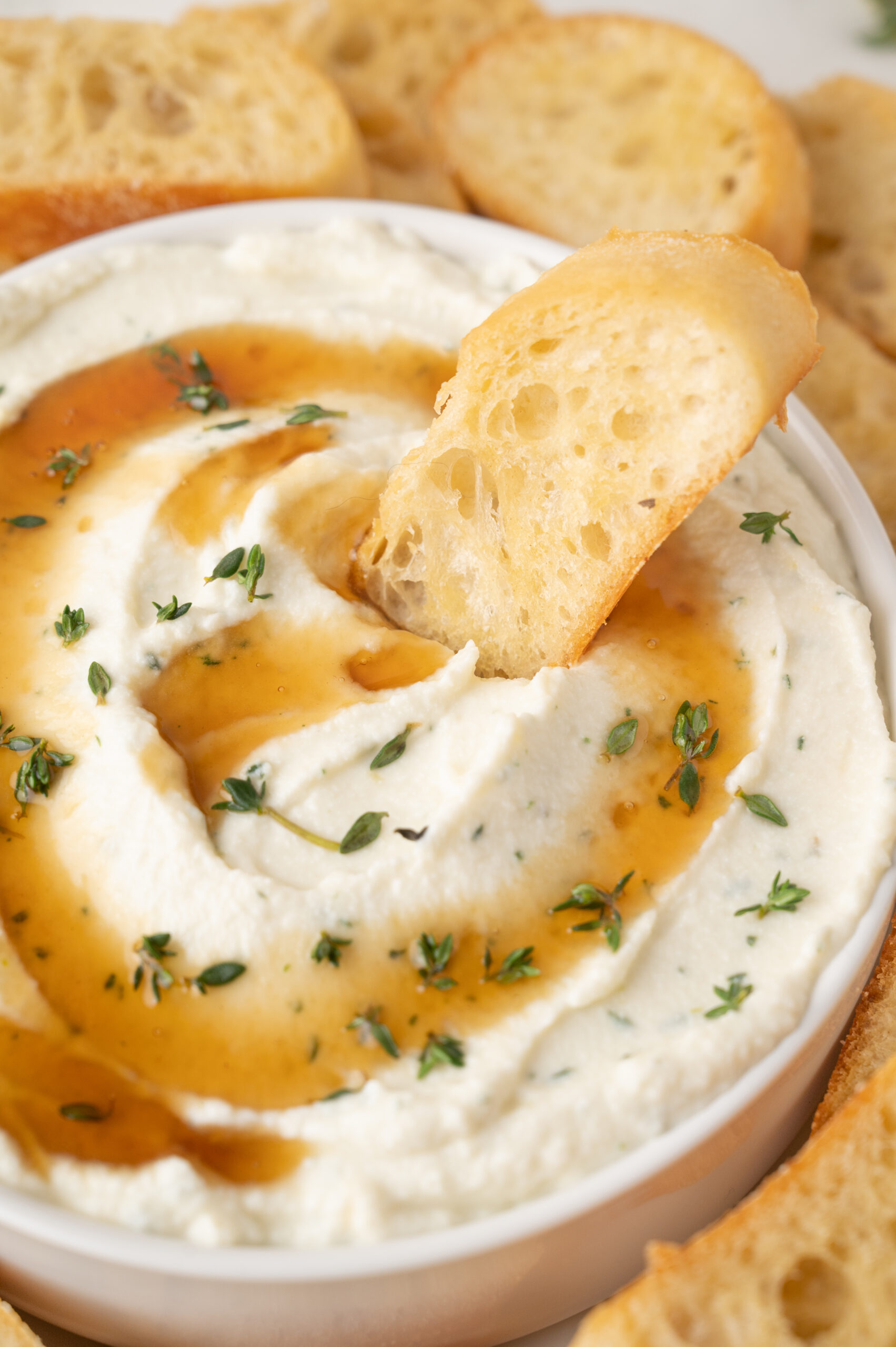 whipped honey ricotta dip