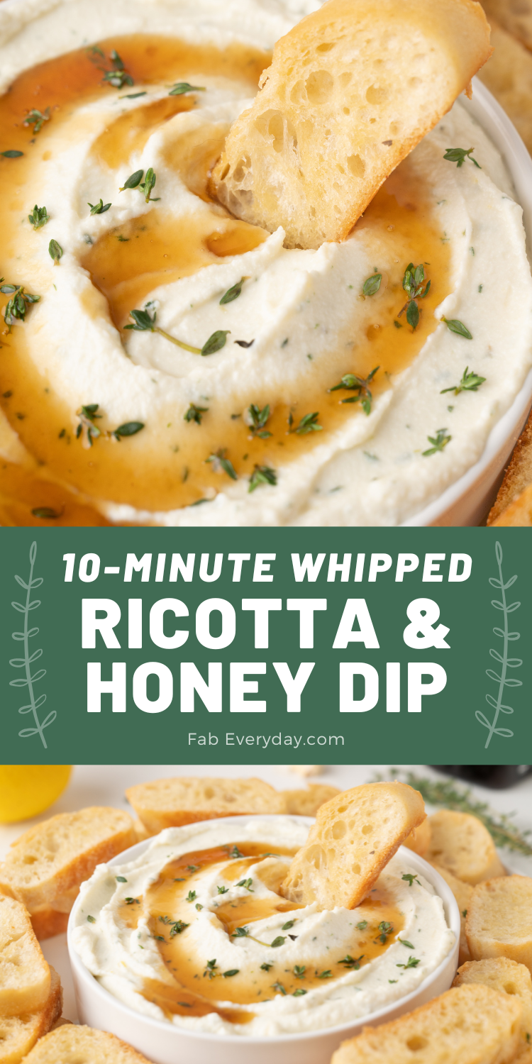 Whipped Ricotta Dip with Honey