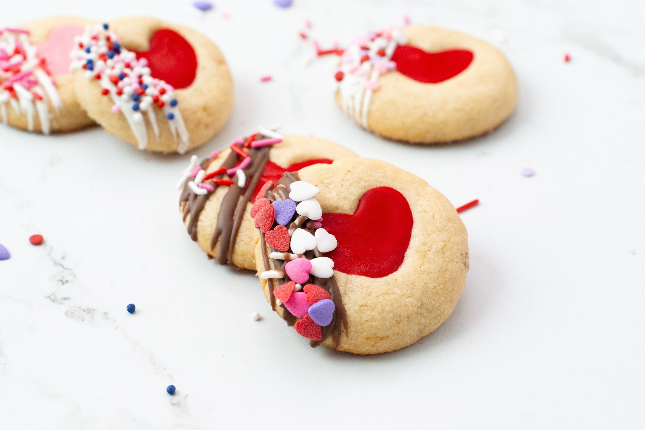 heart thumbprint cookie recipe