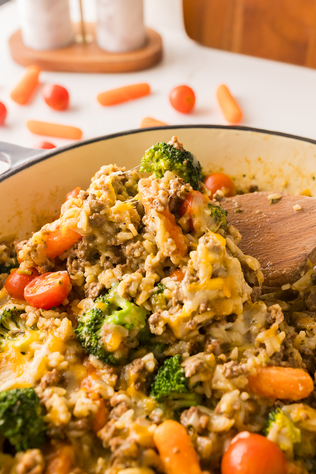cheesy ground beef recipe