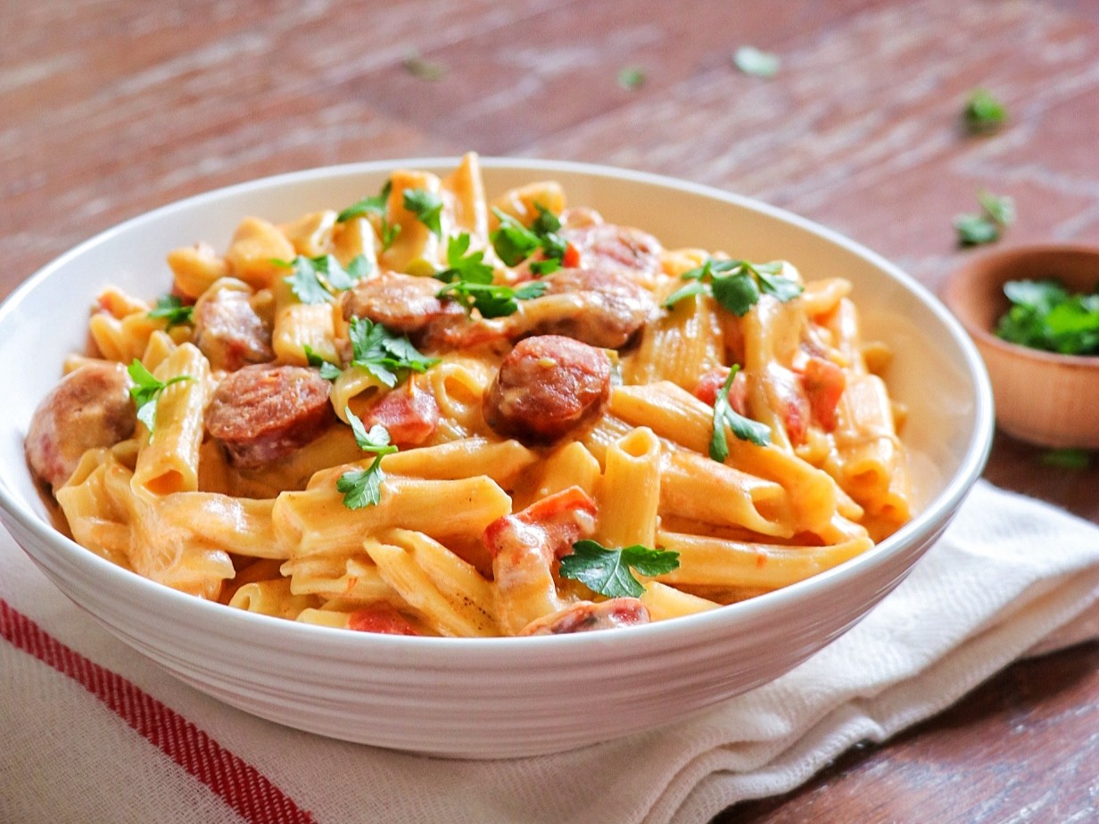 Instant Pot Creamy Cajun Pasta recipe