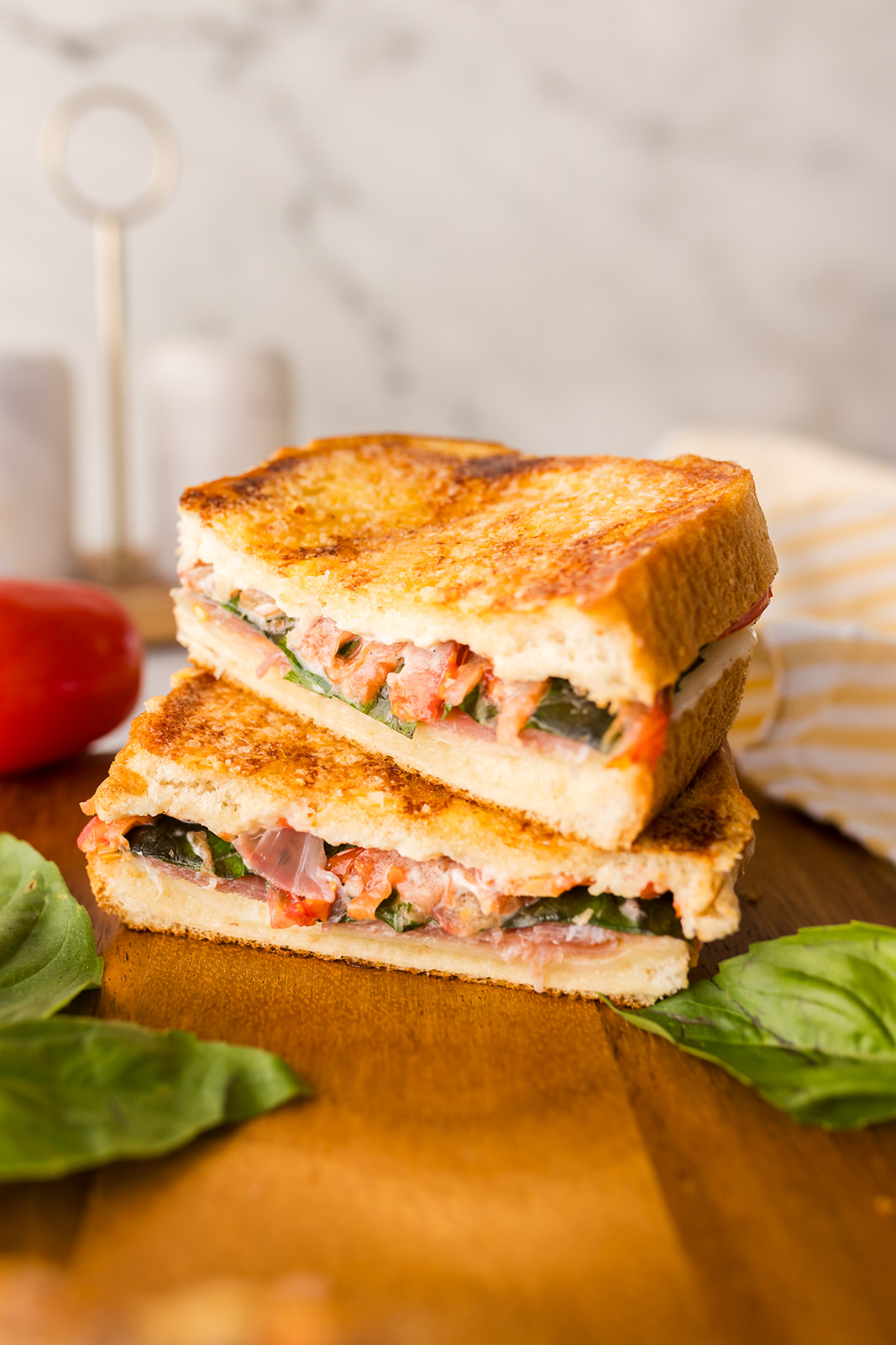 Recipe for Grilled Cheese with Prosciutto
