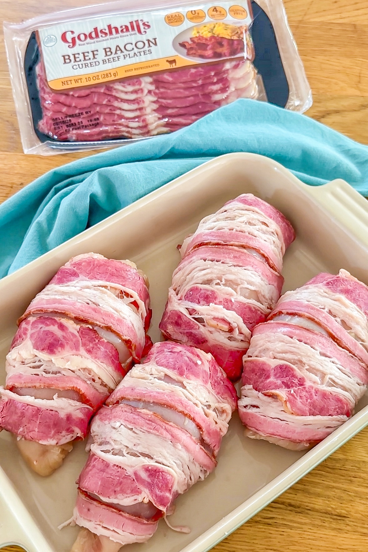 beef bacon-wrapped stuffed chicken breast recipe