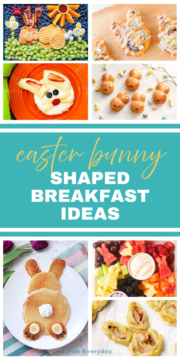 Easter Bunny Breakfast Ideas (bunny-shaped Easter breakfast ideas for kids)