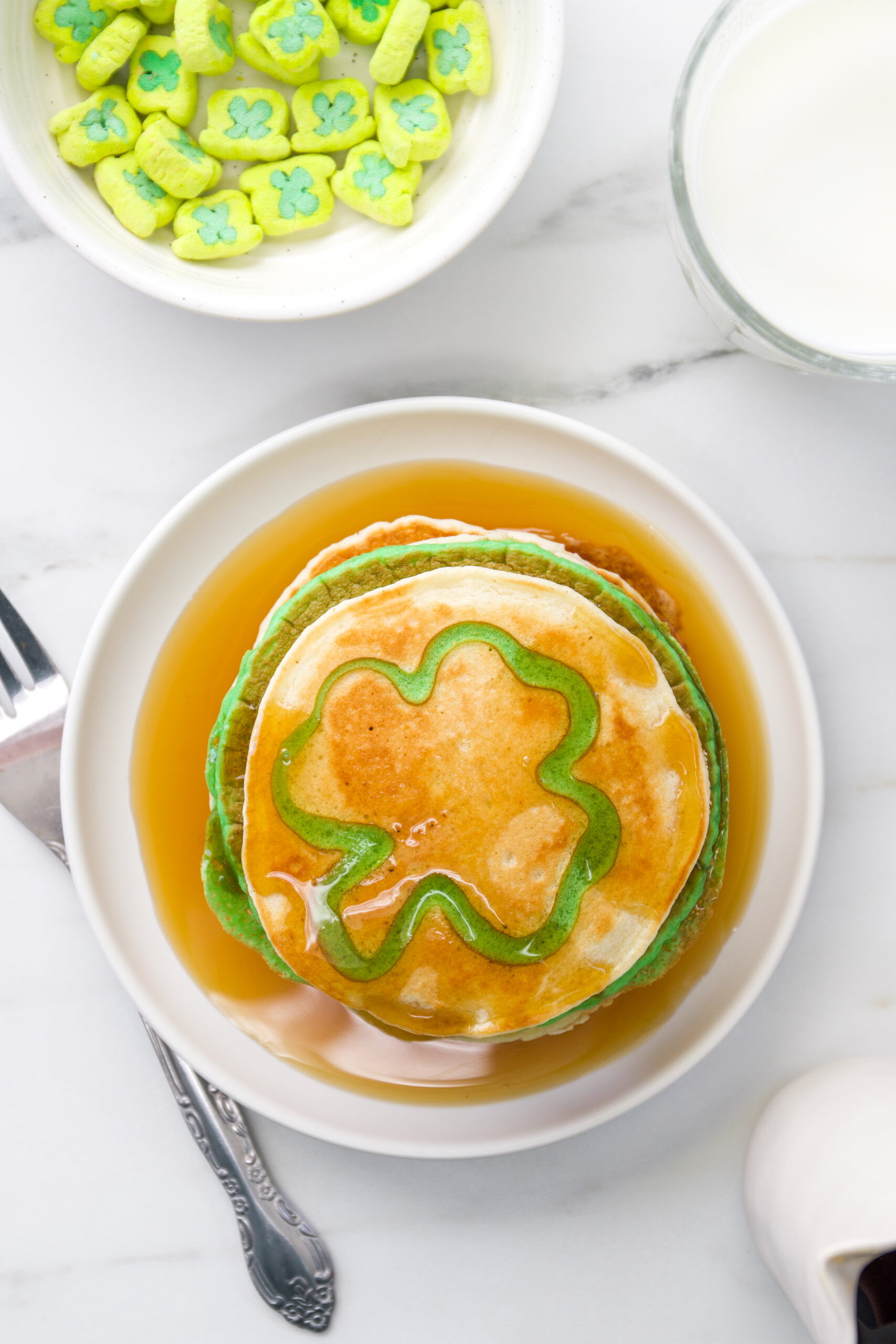 shamrock pancakes