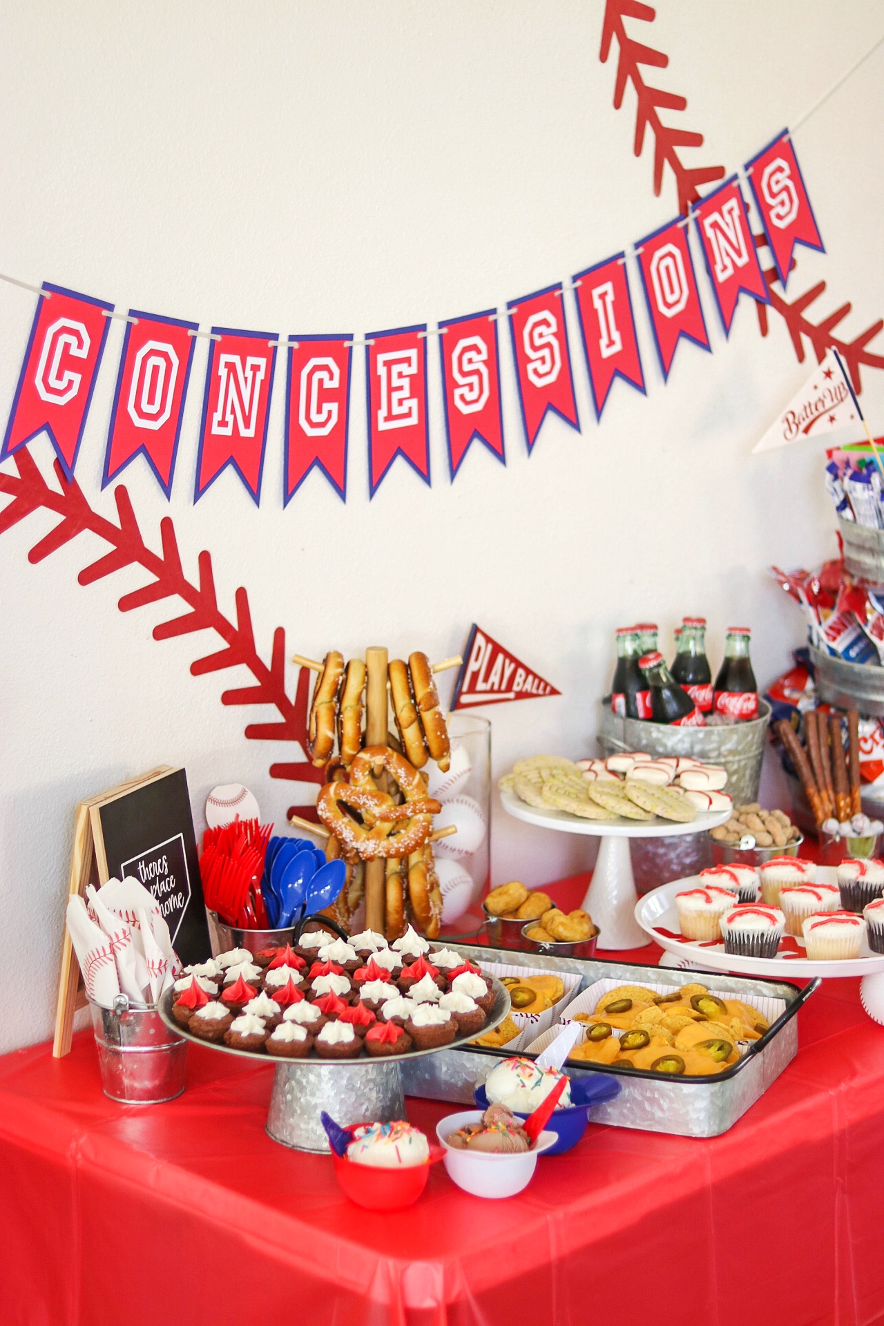 baseball themed birthday party