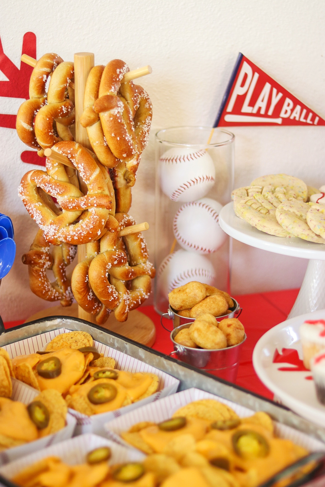 baseball themed party food
